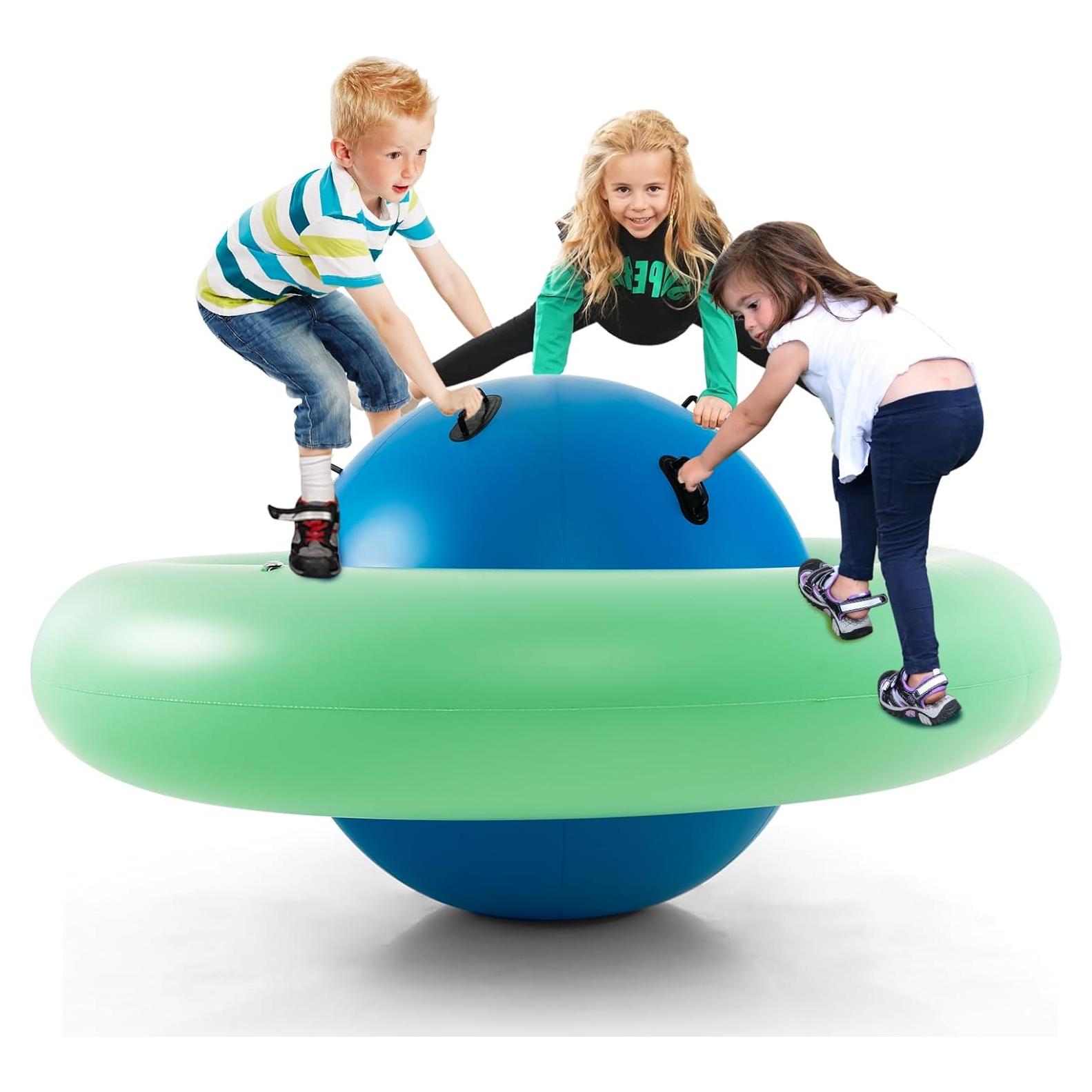 Costzon Rockero Domo Inflable 223 cm para Niños - Juguete de Equilibrio