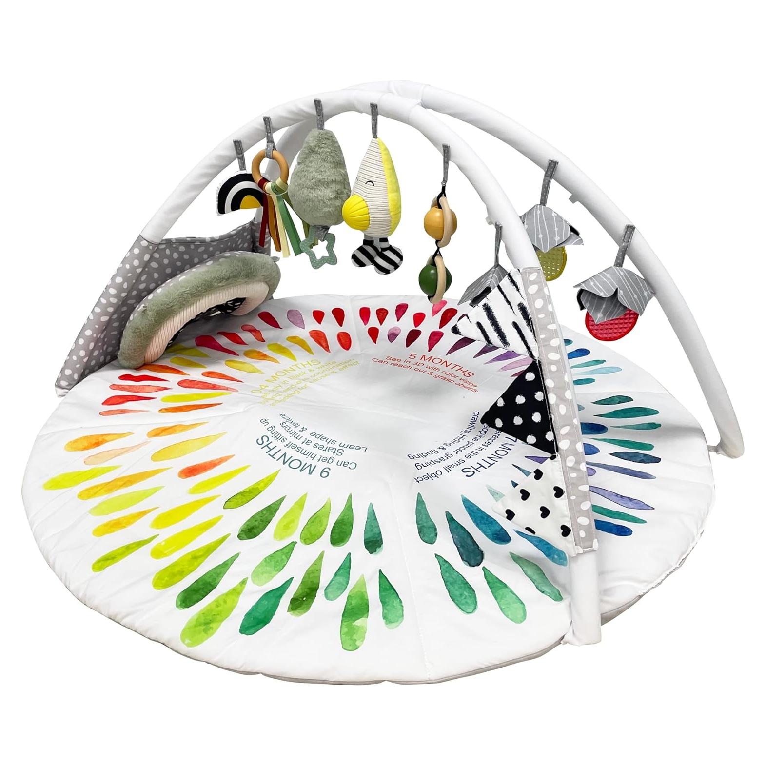 Alfombra de Juego para Bebés LADIDA con Juguetes Desmontables