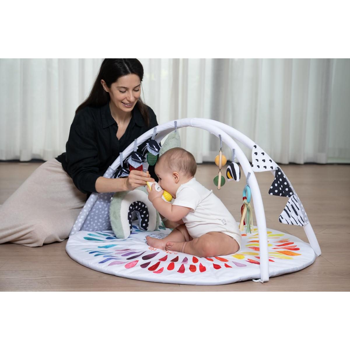 Alfombra de Juego para Bebés LADIDA con Juguetes Desmontables