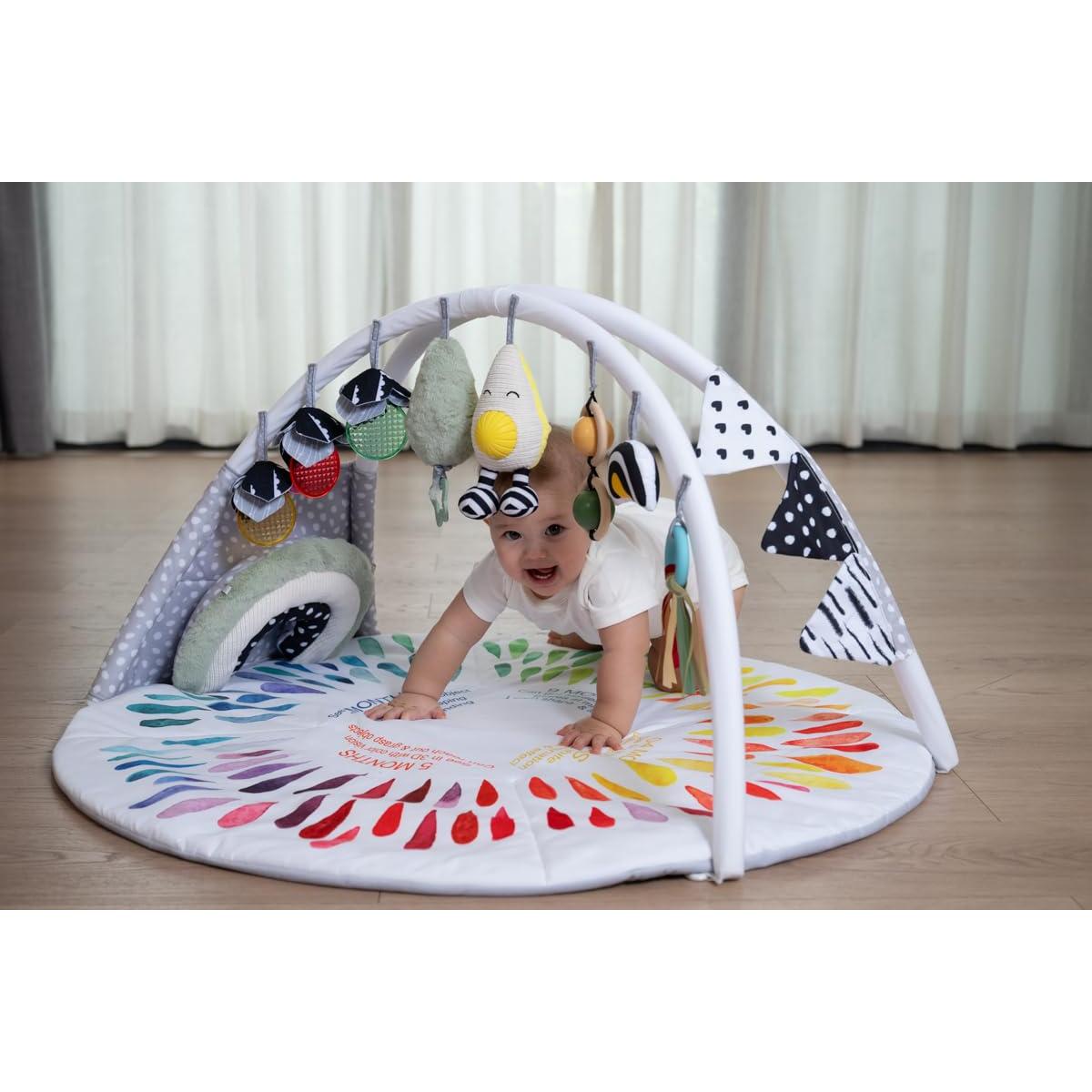 Alfombra de Juego para Bebés LADIDA con Juguetes Desmontables