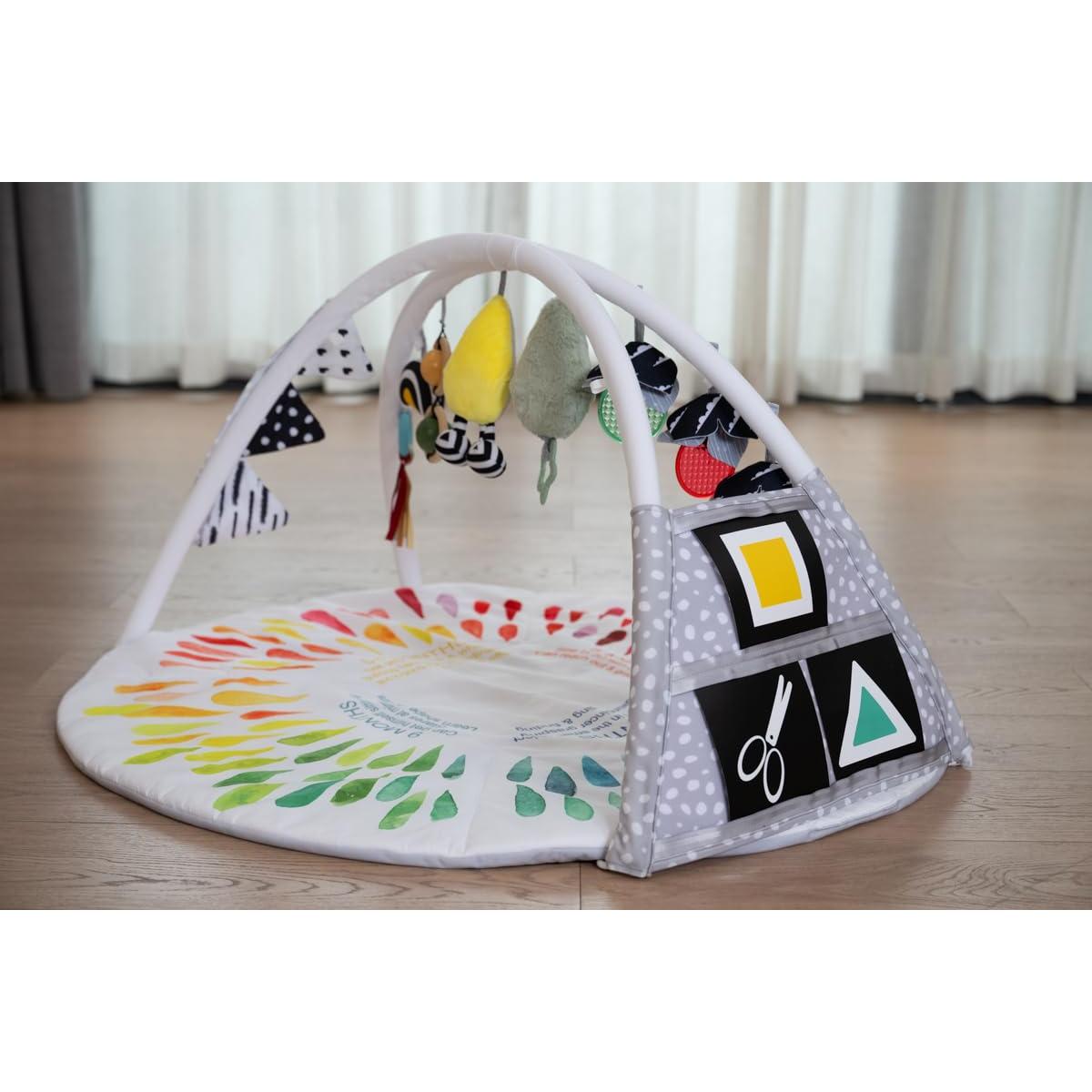 Alfombra de Juego para Bebés LADIDA con Juguetes Desmontables