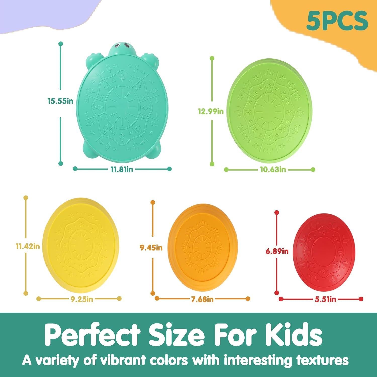 HAPATOYS Tabla de Equilibrio y 5 Piedras de Paso Antideslizantes