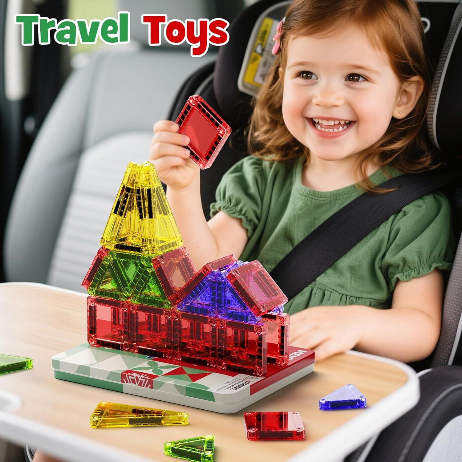 Juego de Azulejos Magnéticos Mini MEIQ 26 Piezas Viaje