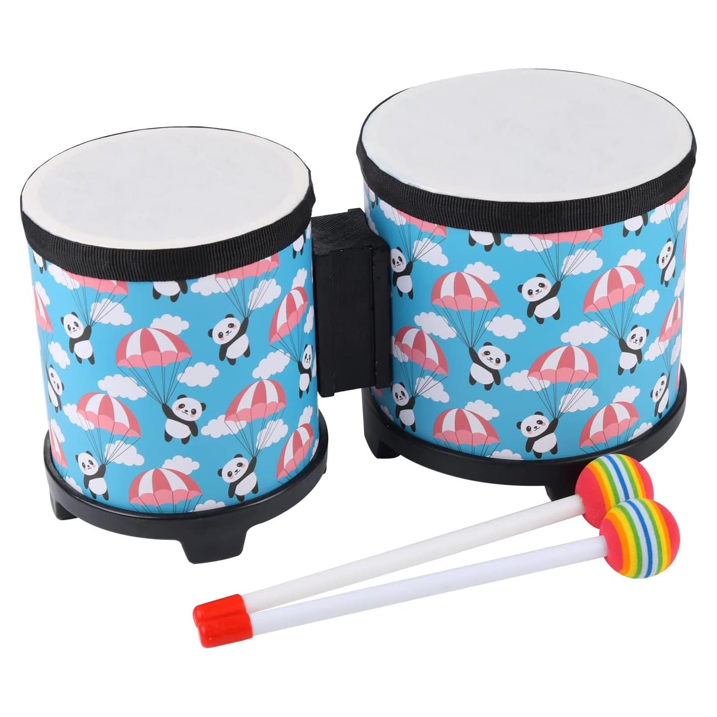 Conjunto de Tambores Bongo para Niños Azul 12.7-15.2 cm