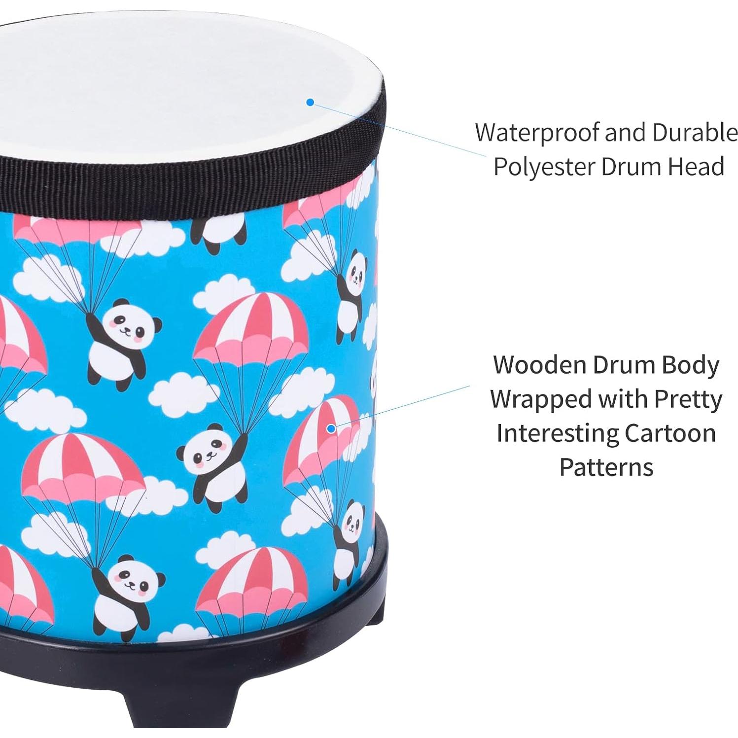 Conjunto de Tambores Bongo para Niños Azul 12.7-15.2 cm