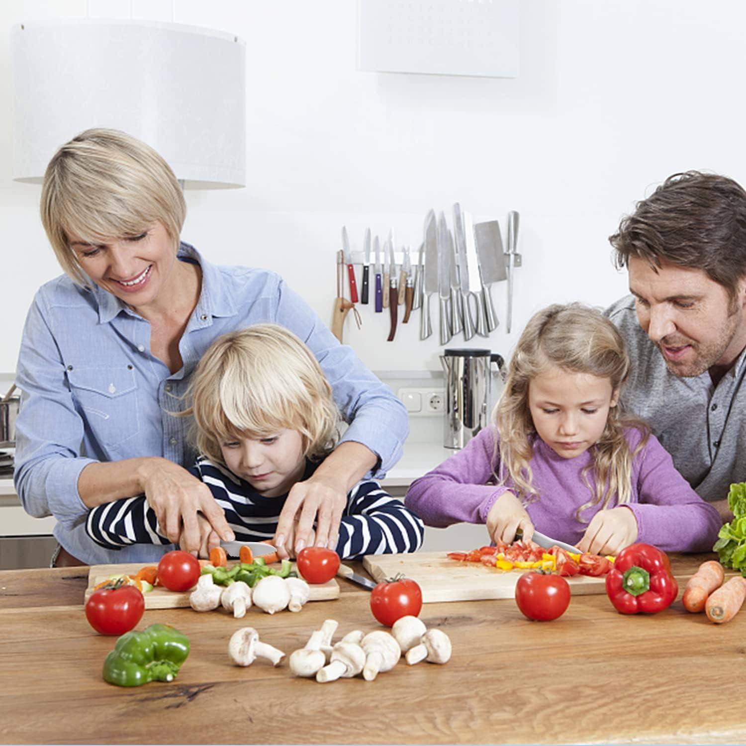 Juego de 18 Piezas de Cuchillos para Niños iAOVUEBY