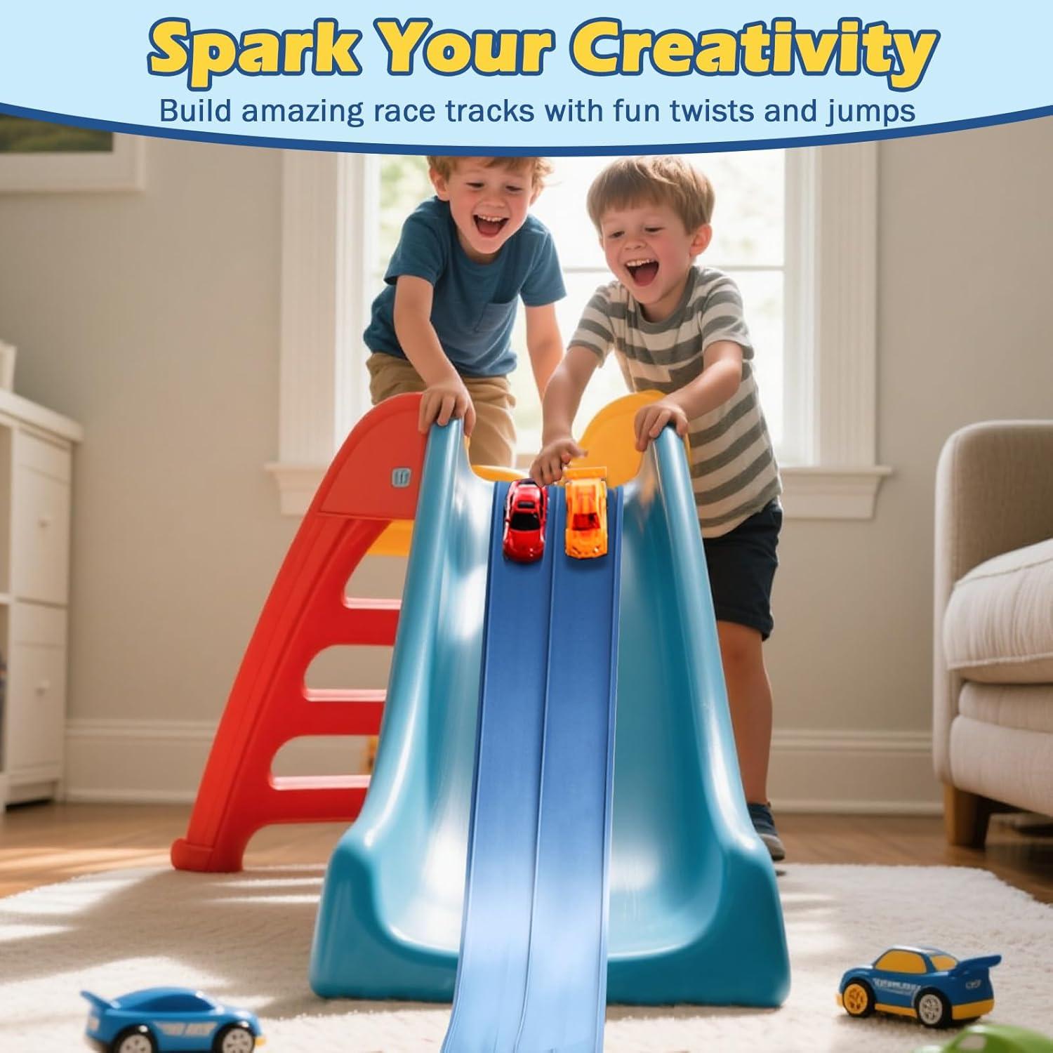 Pista de Carreras Flexible 15 Pies INKZOO para Niños 3+