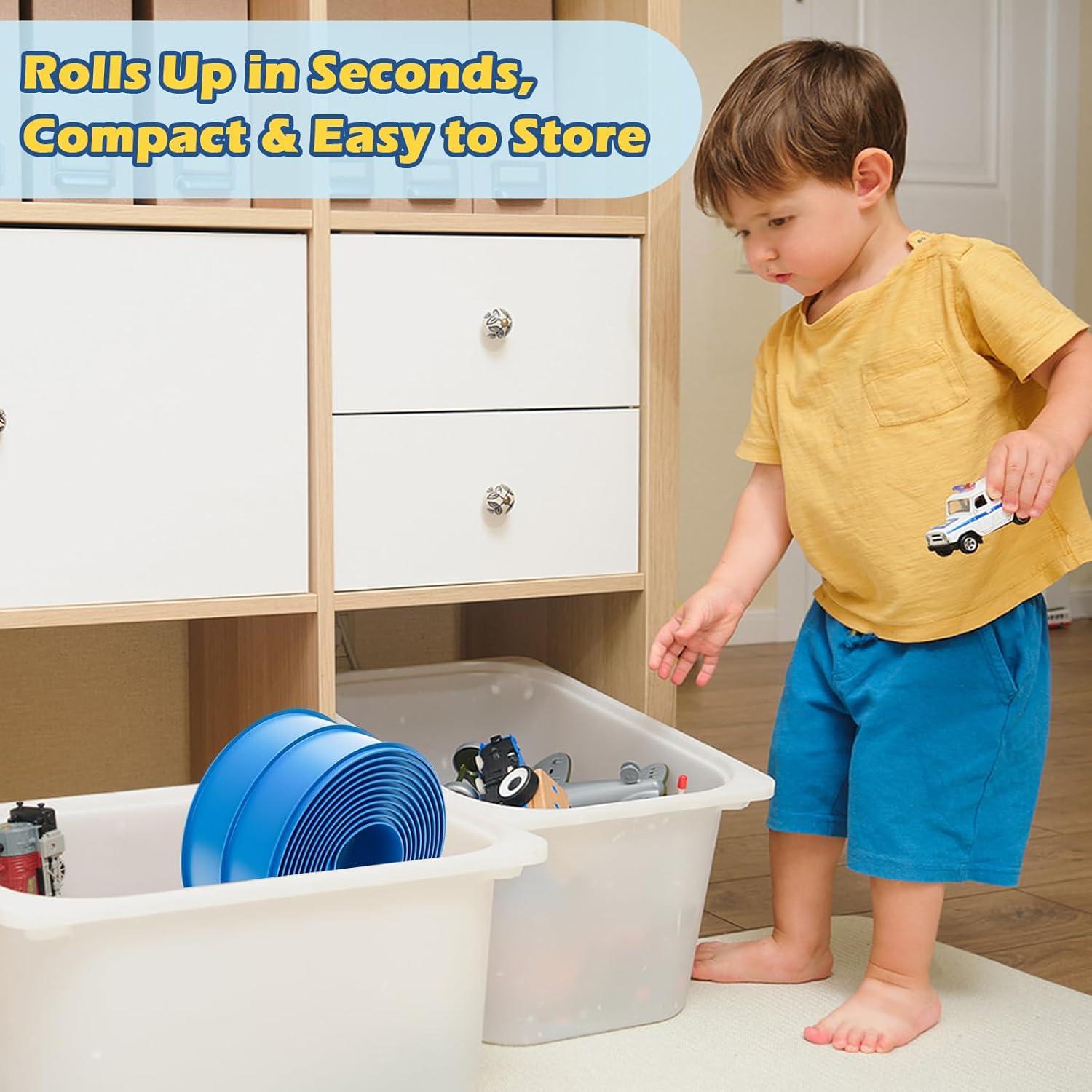 Pista de Carreras Flexible 15 Pies INKZOO para Niños 3+