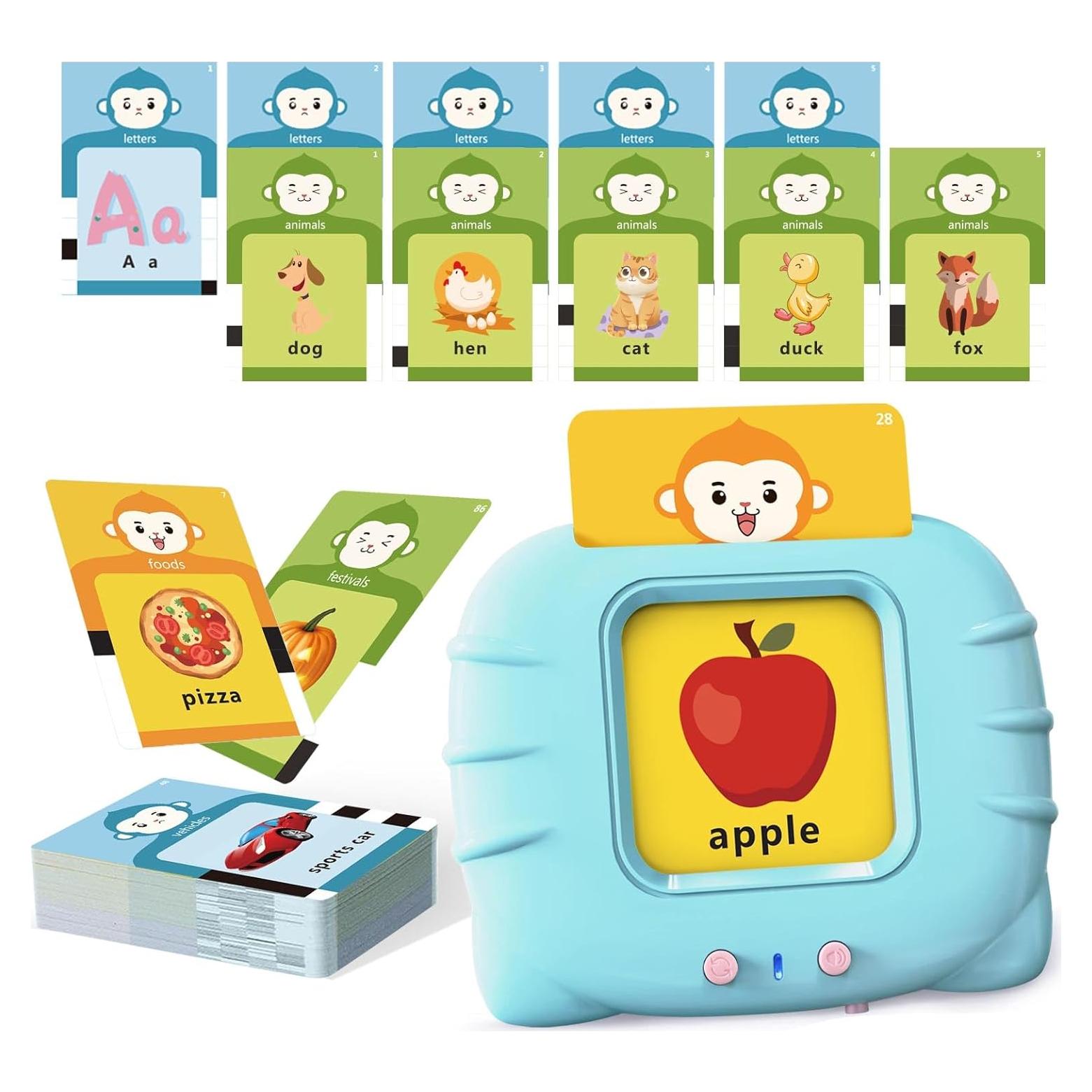 Tarjetas Flash Hablantes U_LEARNER 296 Palabras Pro Azul