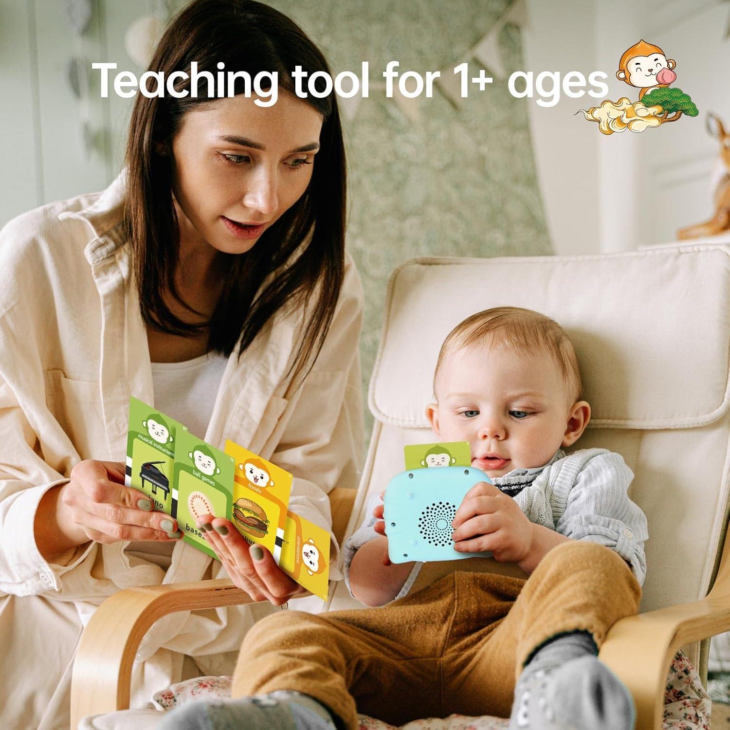 Tarjetas Flash Hablantes U_LEARNER 296 Palabras Pro Azul