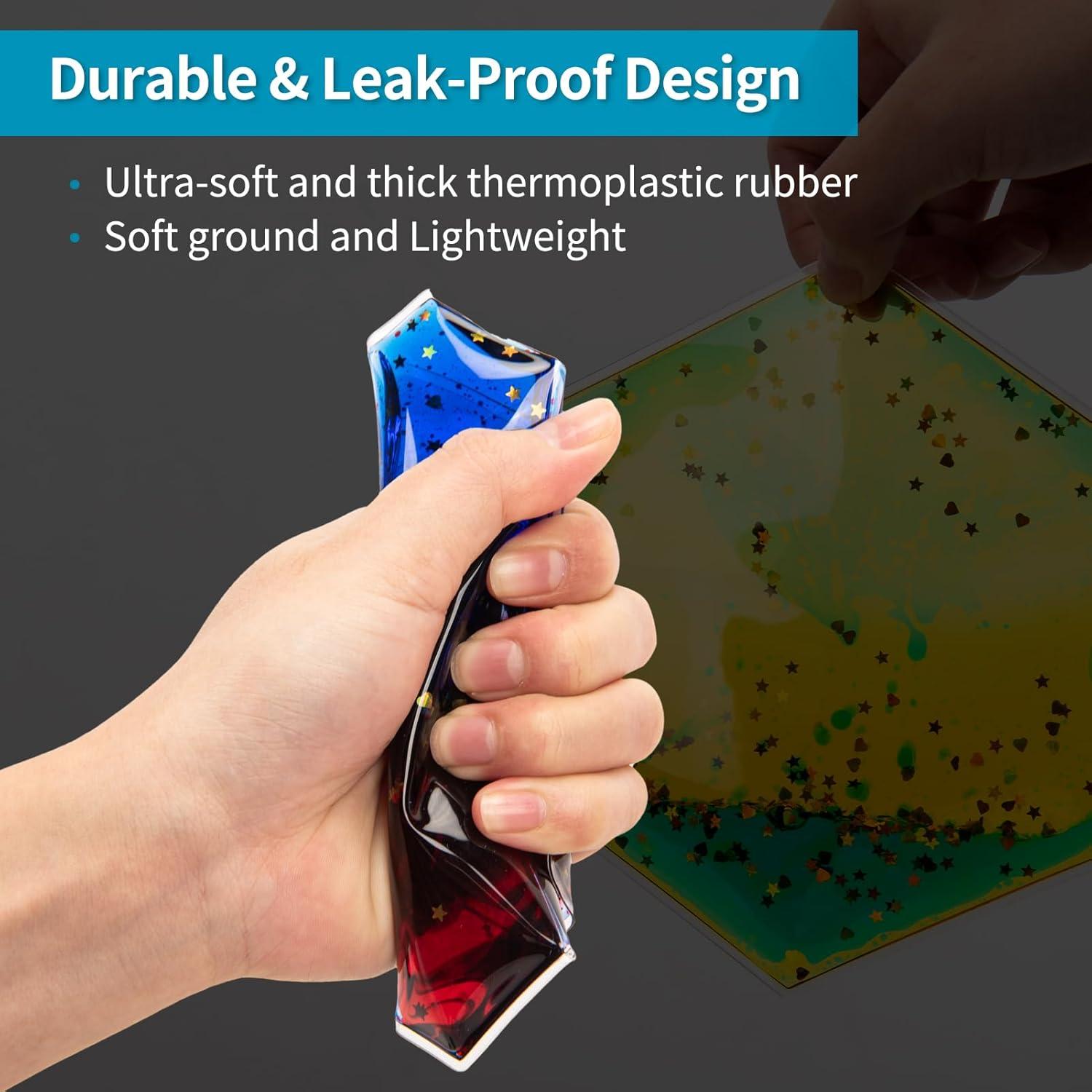 Azulejos Sensoriales Líquidos Art3d - Paquete de 3 Multicolor