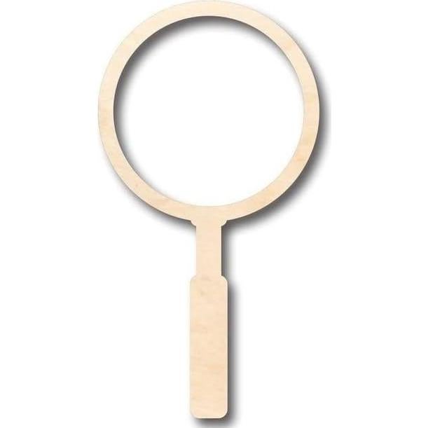 Unfinished Wood Magnifying Glass Shape Detective Craft up to 46" DIY 3" / 1/2"