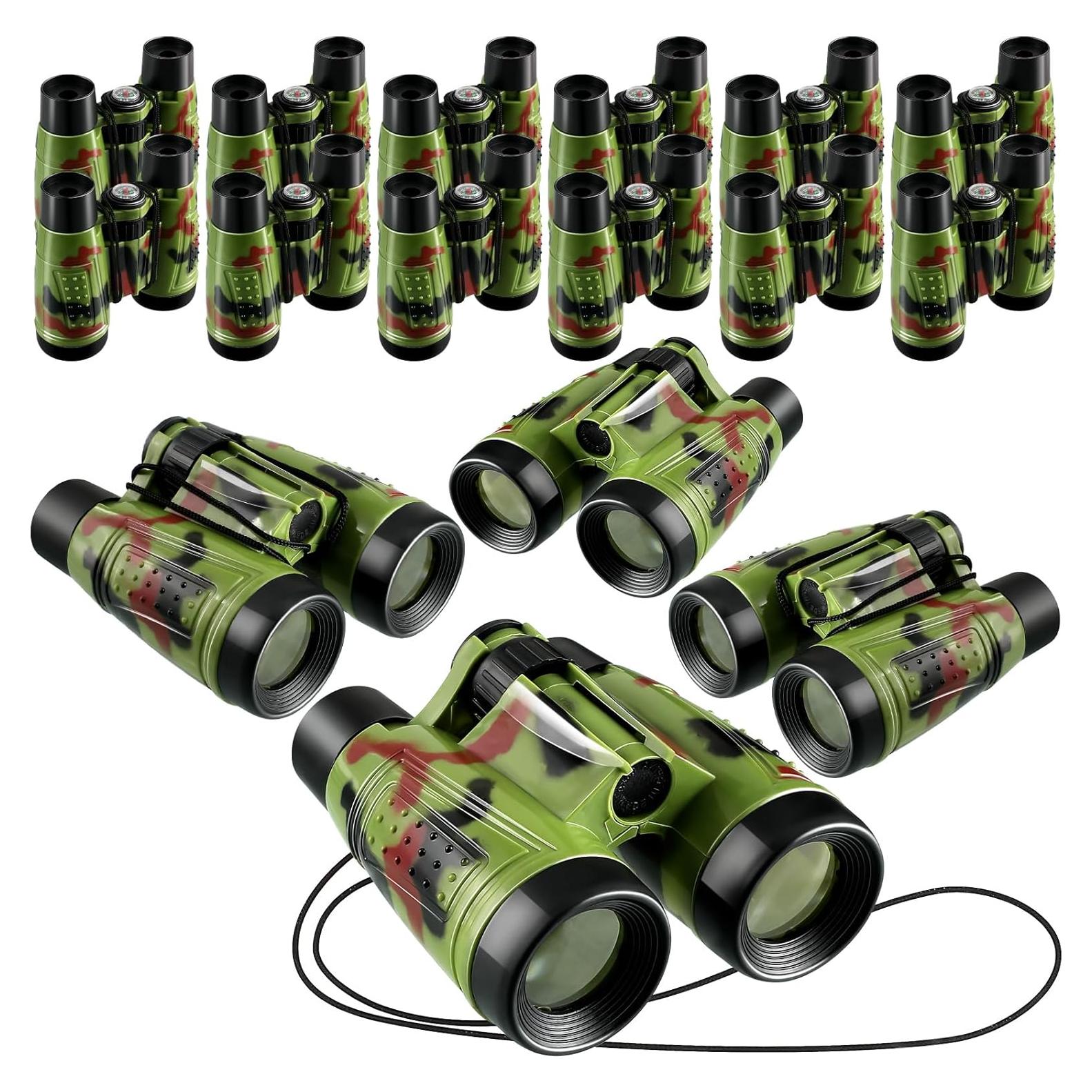 Prismáticos de Juguete Deekin 16 Piezas Camuflaje para Niños