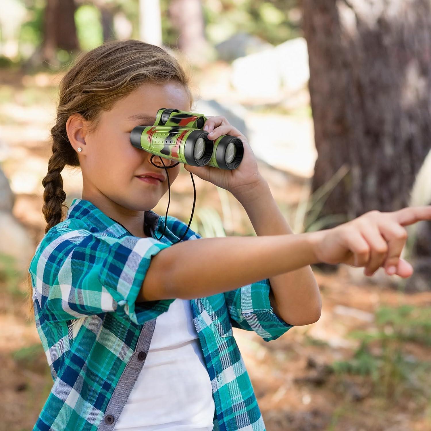 Prismáticos de Juguete Deekin 16 Piezas Camuflaje para Niños