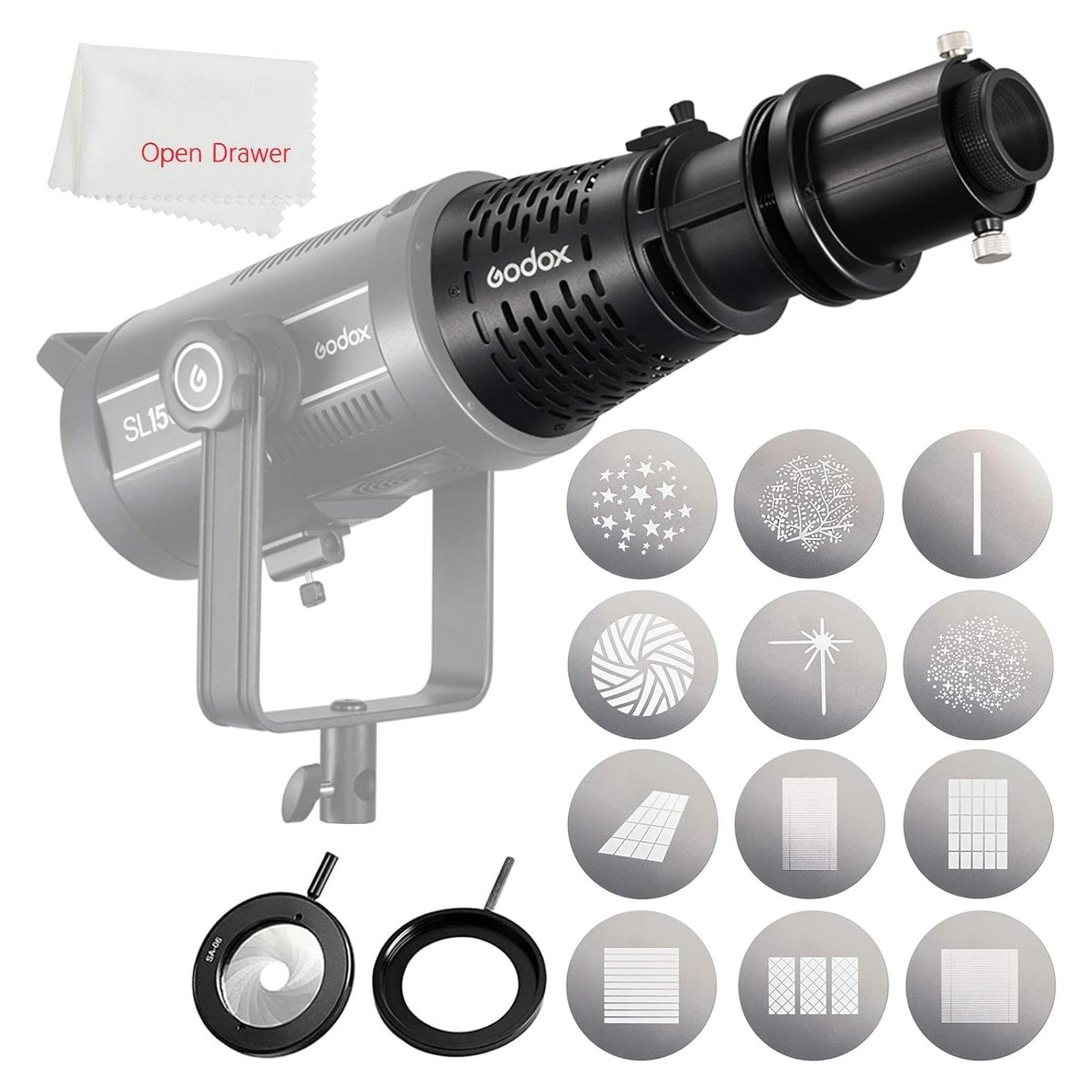 Kit Godox SA-17 con proyector SA-P y accesorios de luz