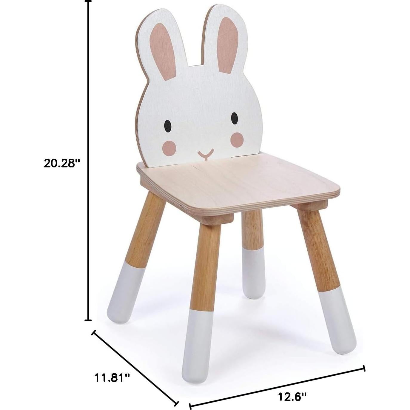 Silla Conejo del Bosque Tender Leaf Toys - Madera Premium