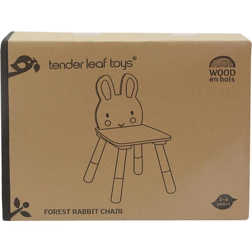 Silla Conejo del Bosque Tender Leaf Toys - Madera Premium