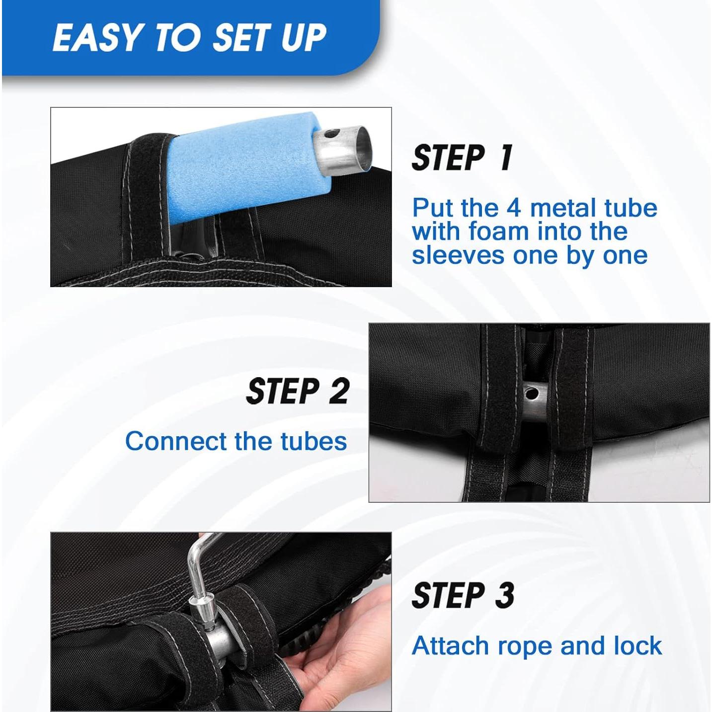 Columpio para Niños Odoland 61cm Redondo Ajustable Negro