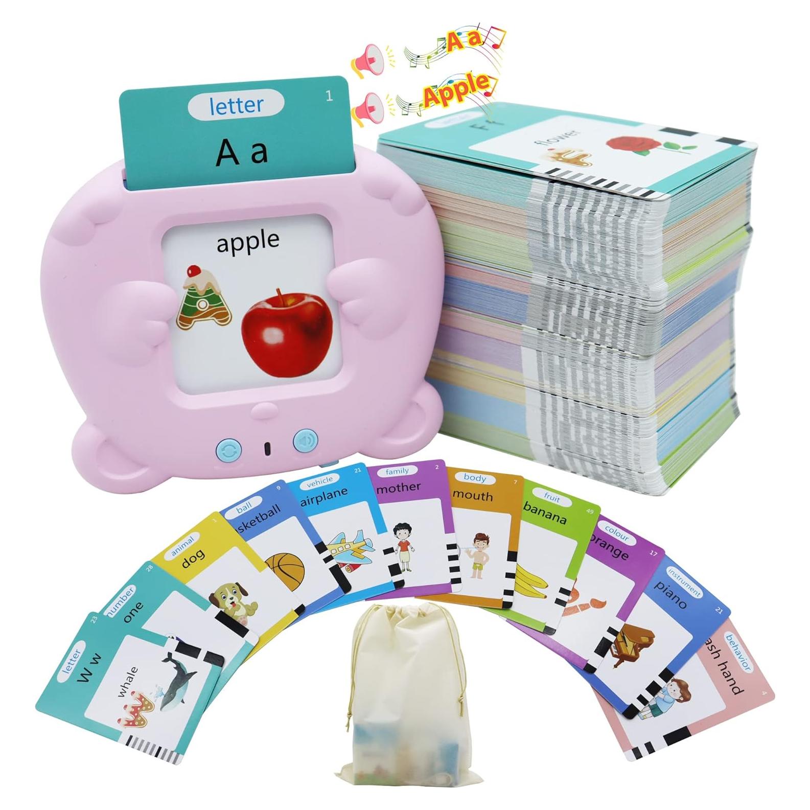 Tarjetas de Flash Interactivas MAYAPHILOS 510 Palabras Rosa