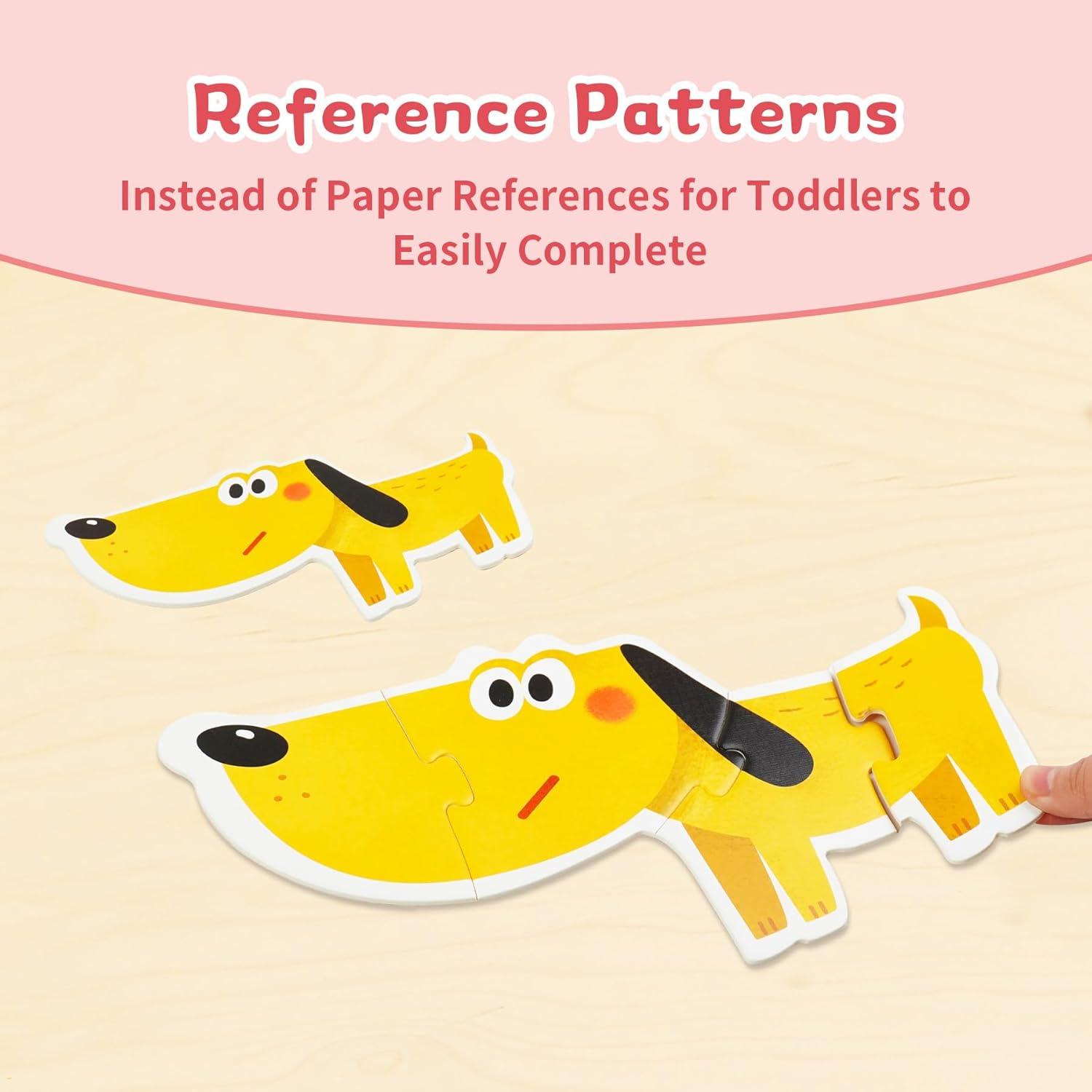 Rompecabezas Grandes TOI para Niños 2-4 Años - Animales de Granja