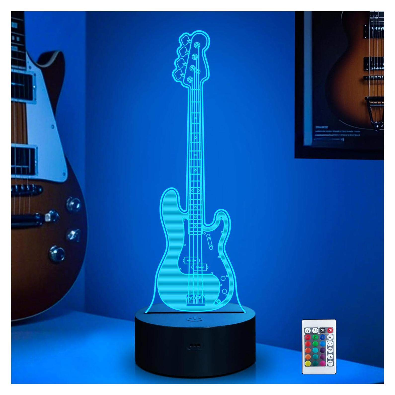 Luz Nocturna 3D LED CoolGift Mart con Control Remoto y Temporizador