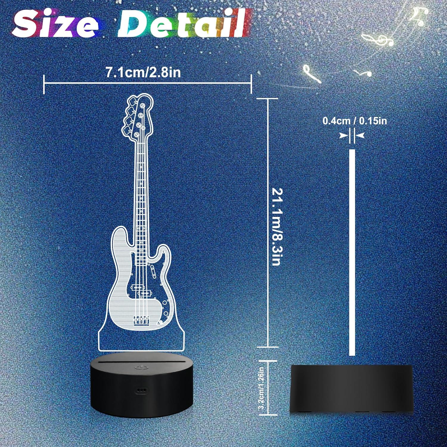 Luz Nocturna 3D LED CoolGift Mart con Control Remoto y Temporizador