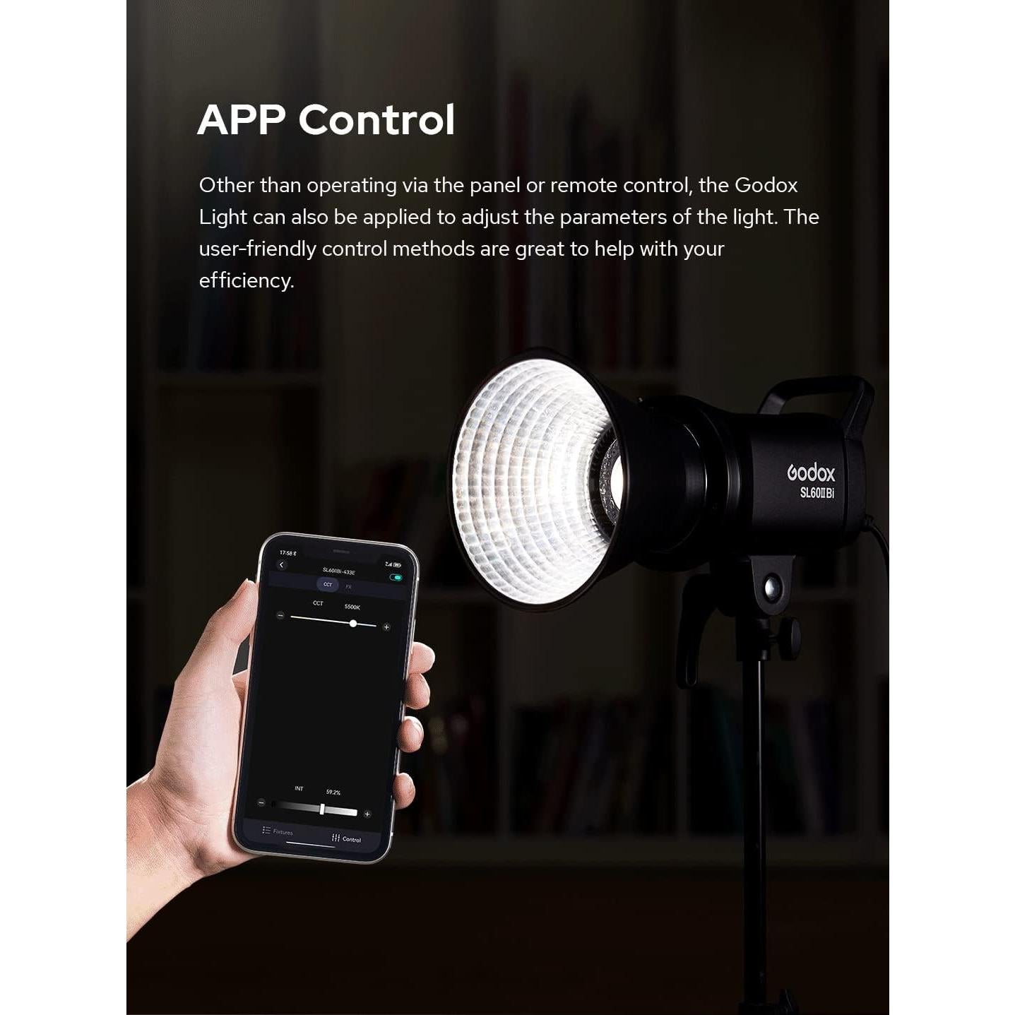 Kit de Luz LED Godox SL60II-D con Softbox y Control Remoto