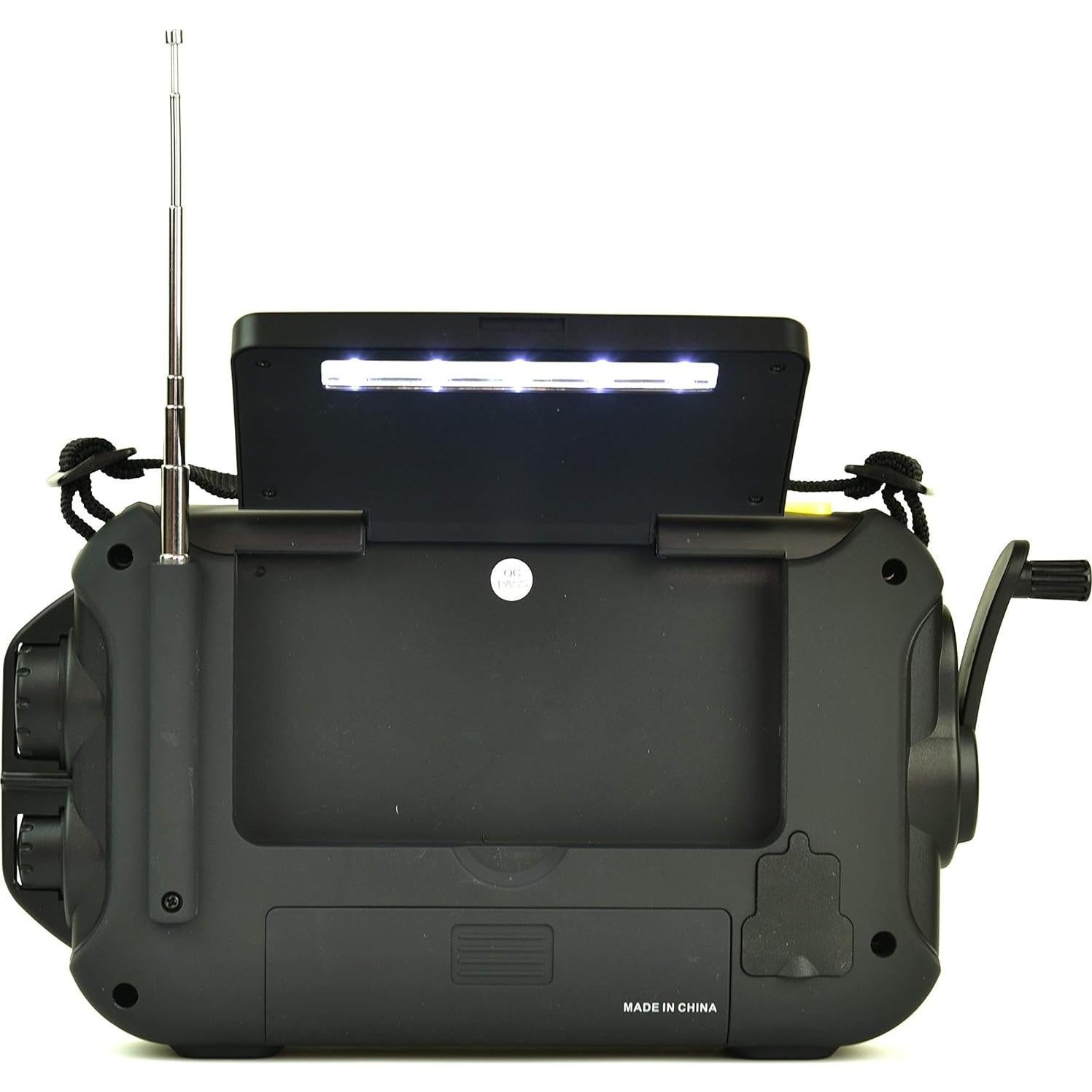 Radio de Emergencia Kaito KA600L AM/FM/SW NOAA Solar Manivela