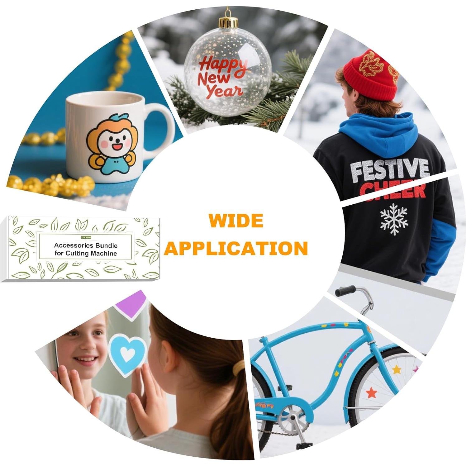 Kit de Accesorios para Cricut Joy Convend - Vinilo y Herramientas