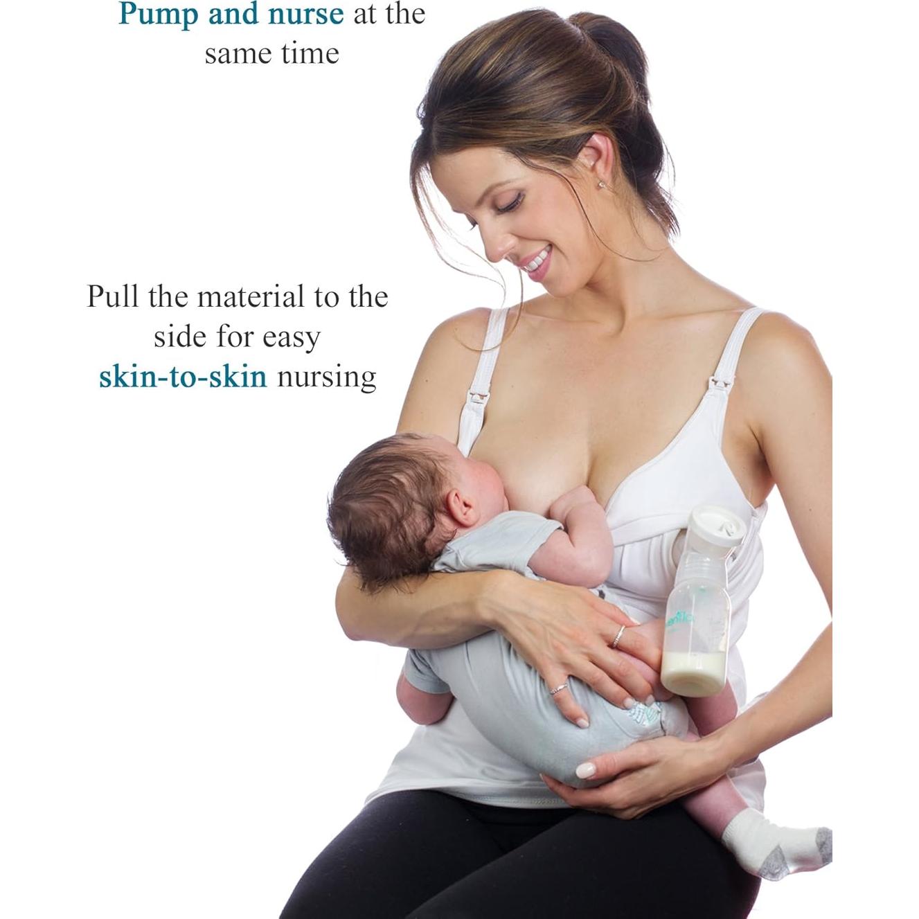 Tanque de Lactancia Pump&Nurse Rumina XS Gris Oscuro Manos Libres