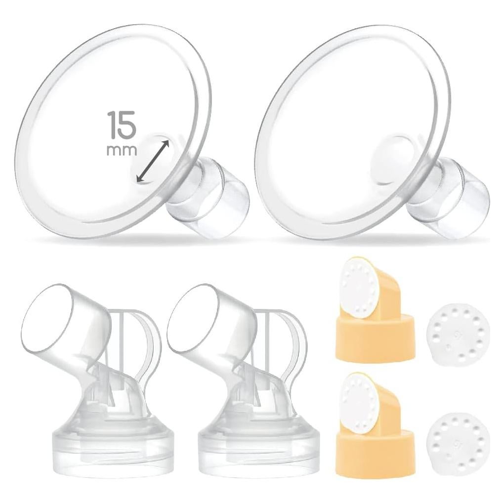 Partes de Bomba de Pecho Maymom 15mm - Compatible Medela