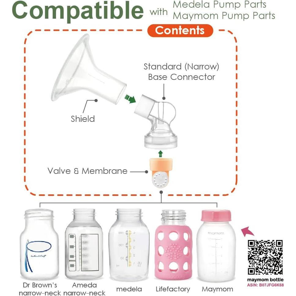 Partes de Bomba de Pecho Maymom 15mm - Compatible Medela