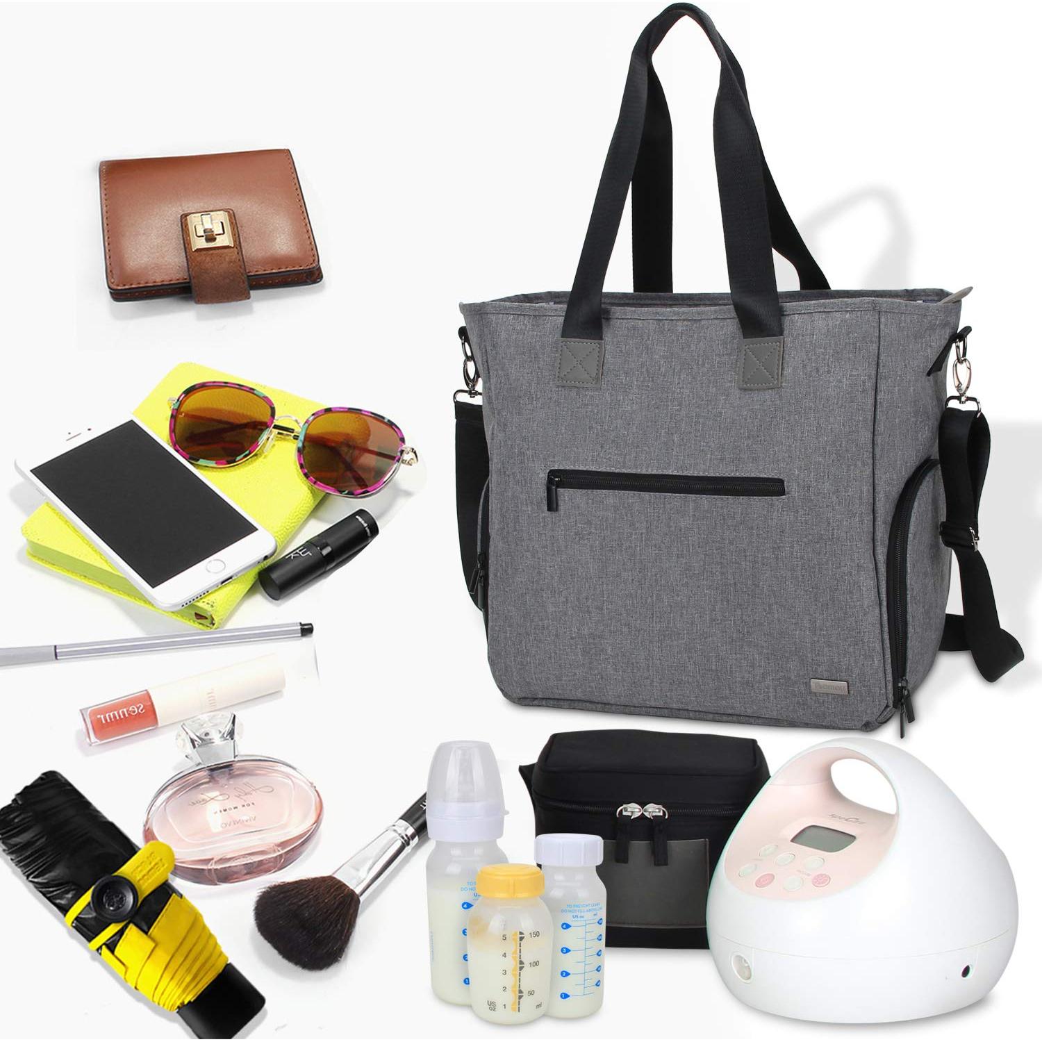 Bolsa de Transporte Teamoy para Extractor de Leche y Laptop 35.56cm