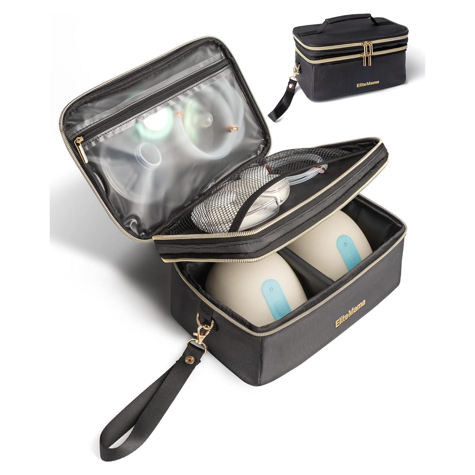 Bolsa de Almacenamiento para Extractor de Leche EliteMama - Negro