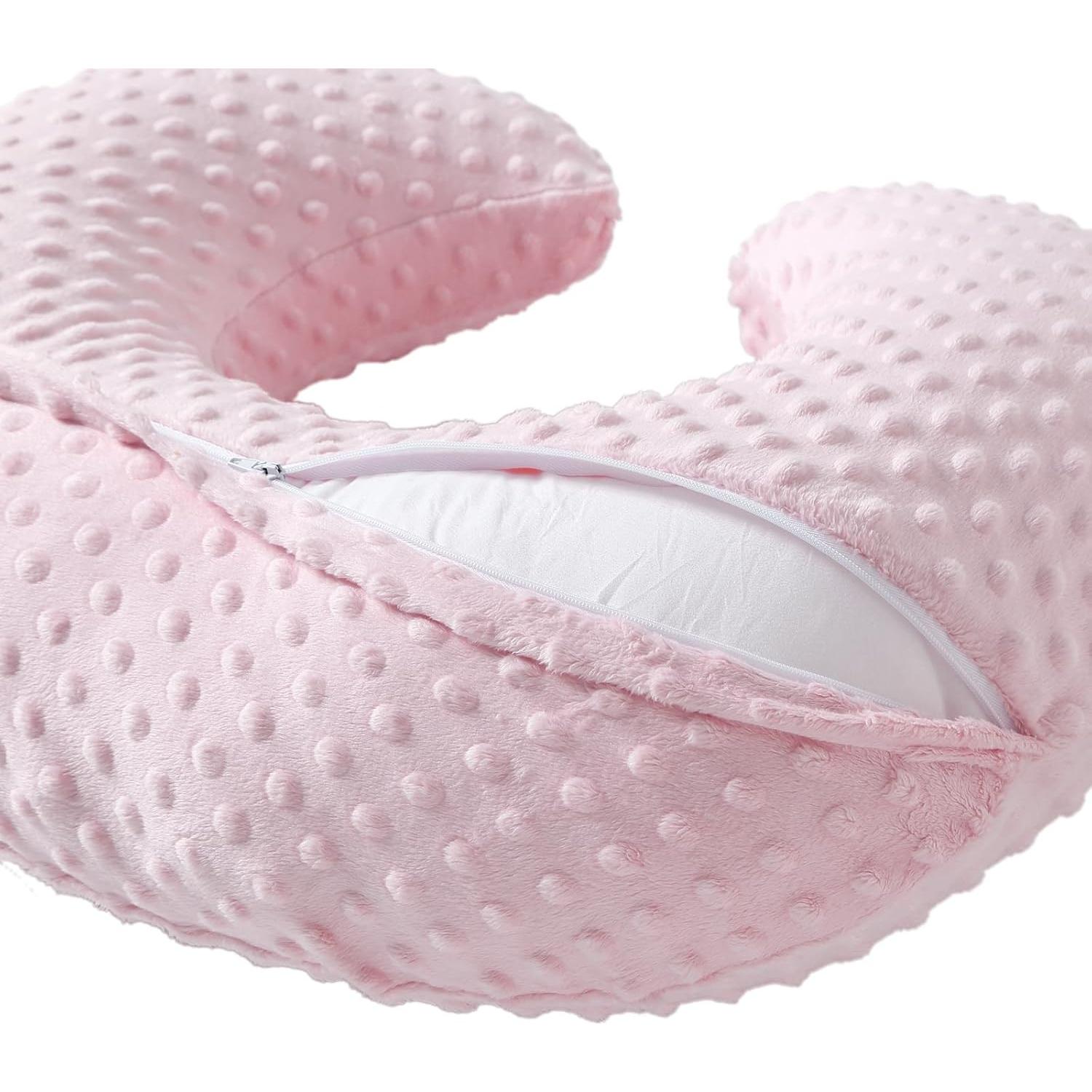 Almohada de Lactancia NIVAVA BABY NVAB-FP001 Grande Rosa