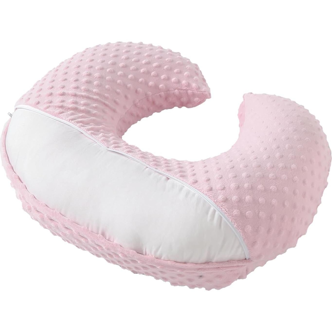Almohada de Lactancia NIVAVA BABY NVAB-FP001 Grande Rosa
