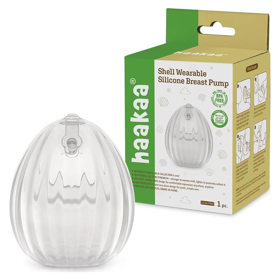 Bomba de Pecho Manual Portátil Haakaa 75 ml Silicona Médica