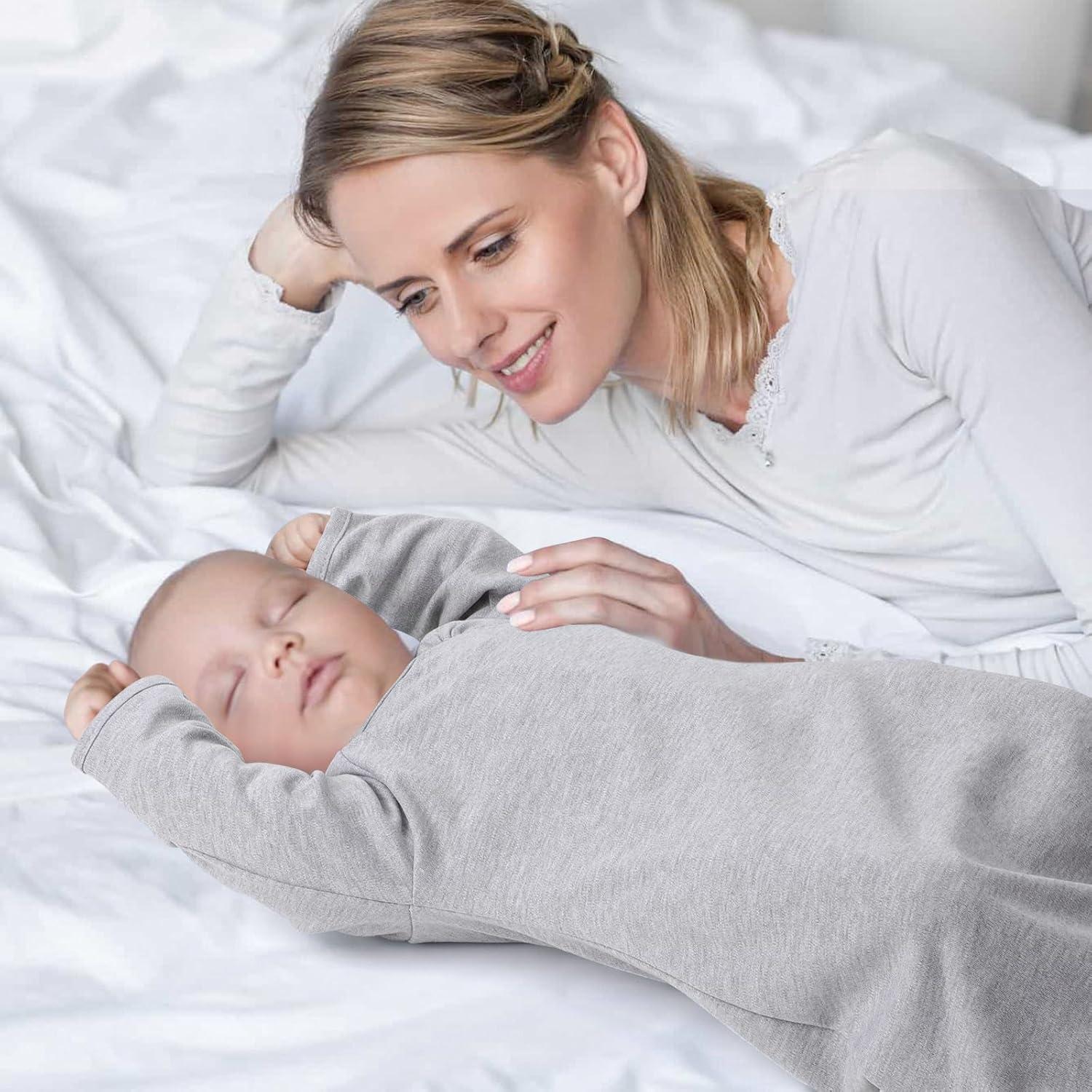 Saco de Envoltura Transicional Knirose Algodón Gris 0-3 Meses