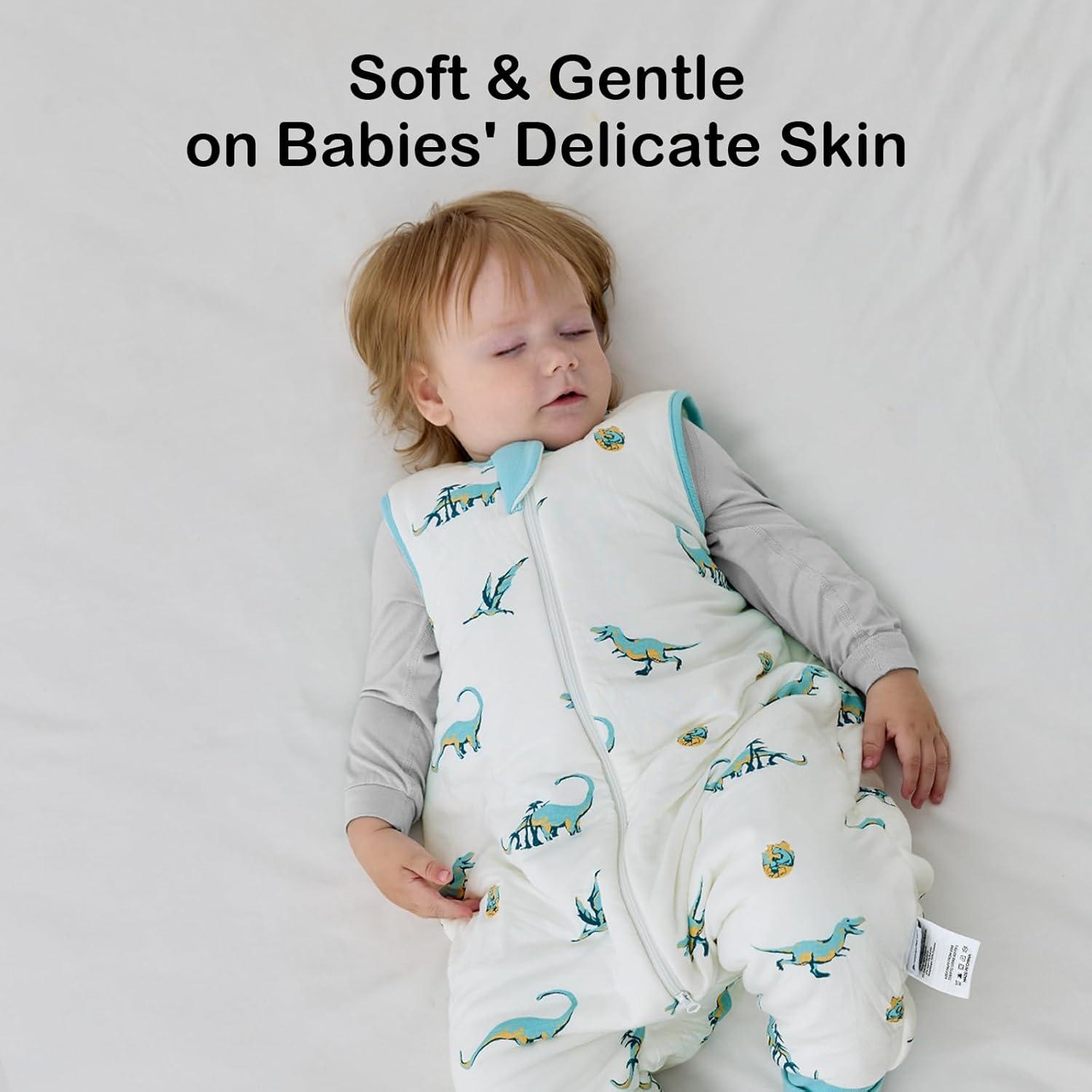 Saco de Dormir BubblePanda Rayón Bambú 6-12 Meses Dinosaurio