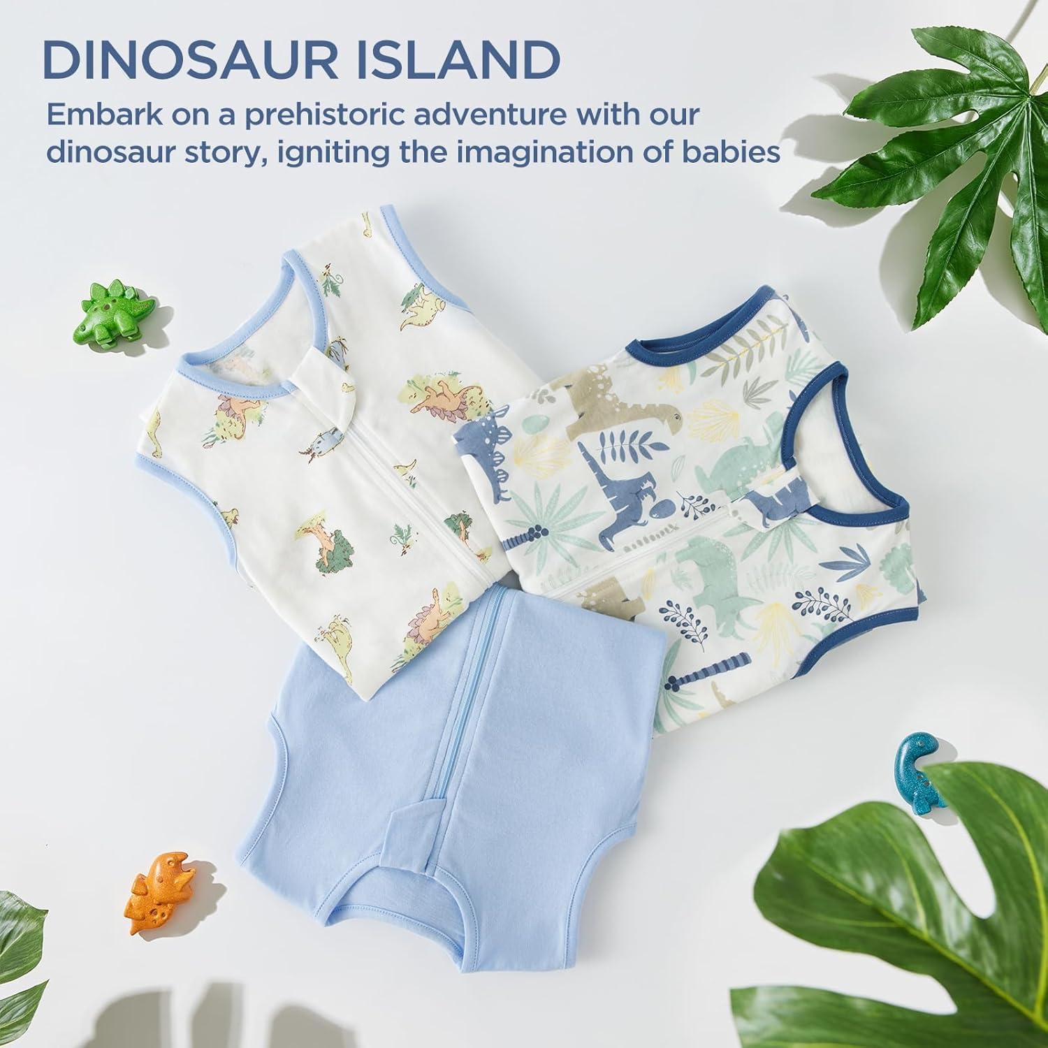 Saco de Dormir para Bebé Duomiaomiao 100% Algodón Orgánico Grande