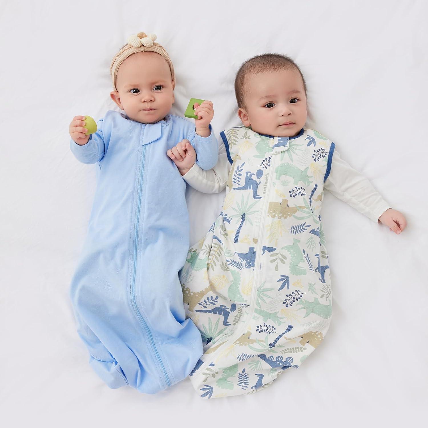 Saco de Dormir para Bebé Duomiaomiao 100% Algodón Orgánico Grande