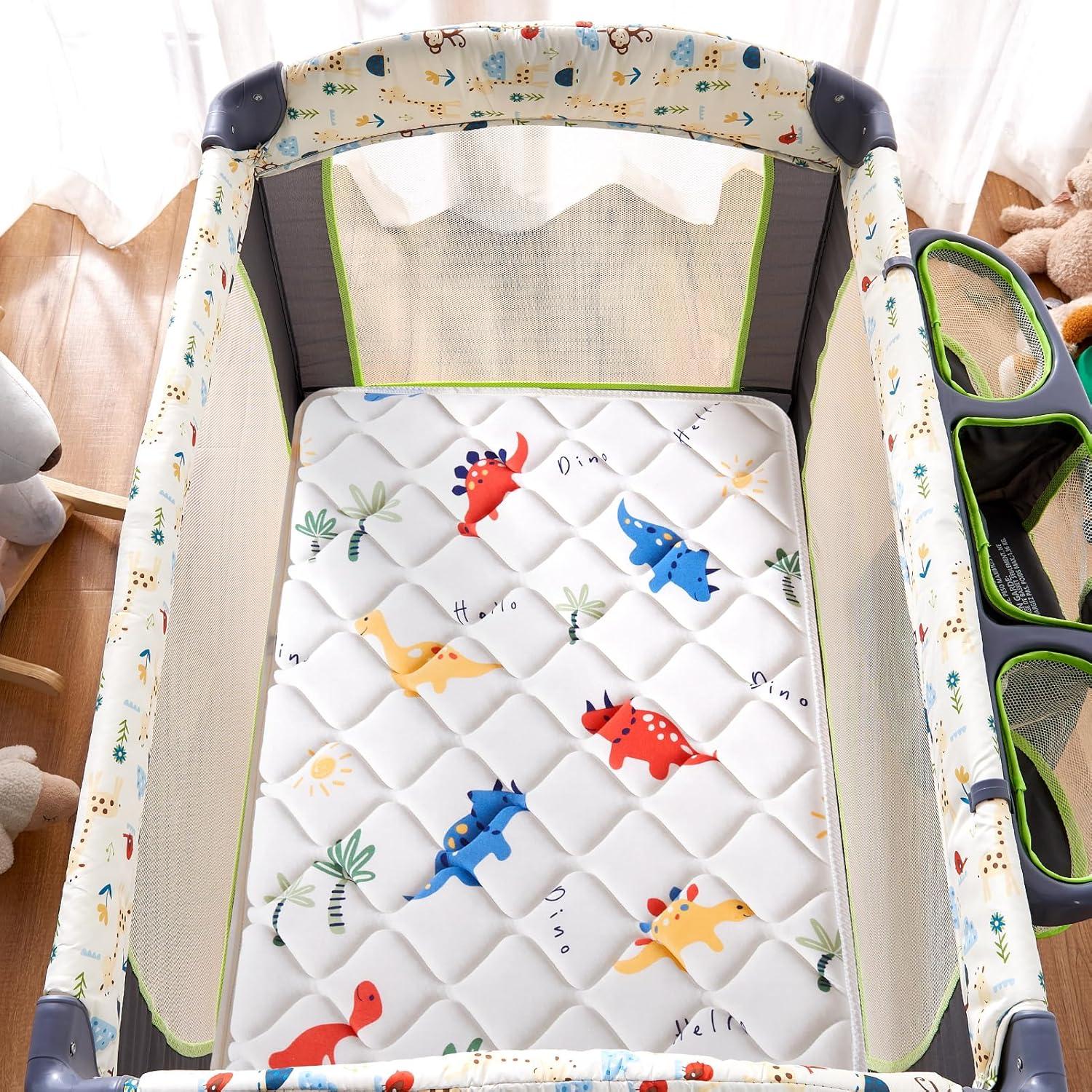 Colchón Pack and Play Lillibearas 96.5x66 cm Firme y Suave