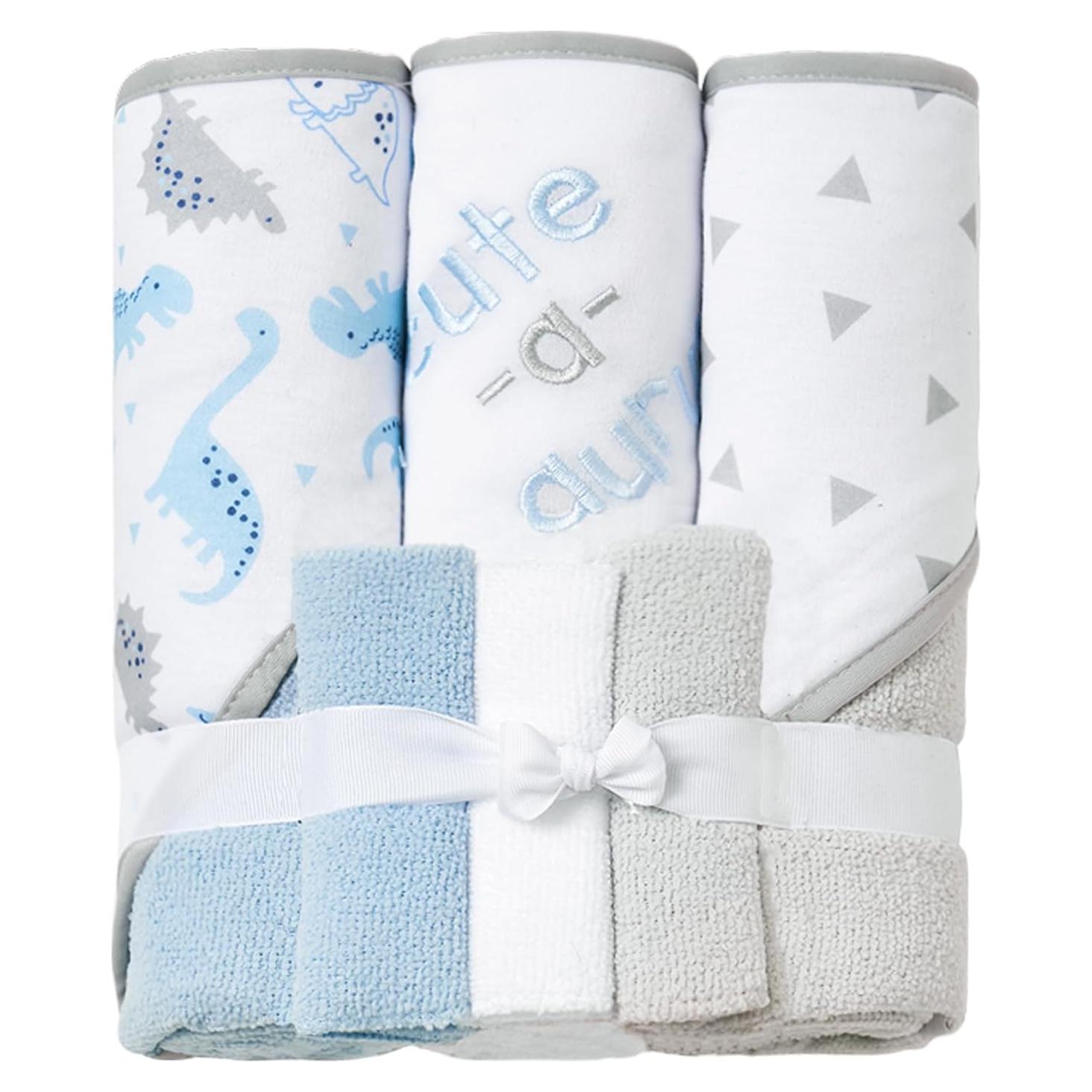 Conjunto de Toallas con Capucha Viviland 6 Piezas Dinosaurio