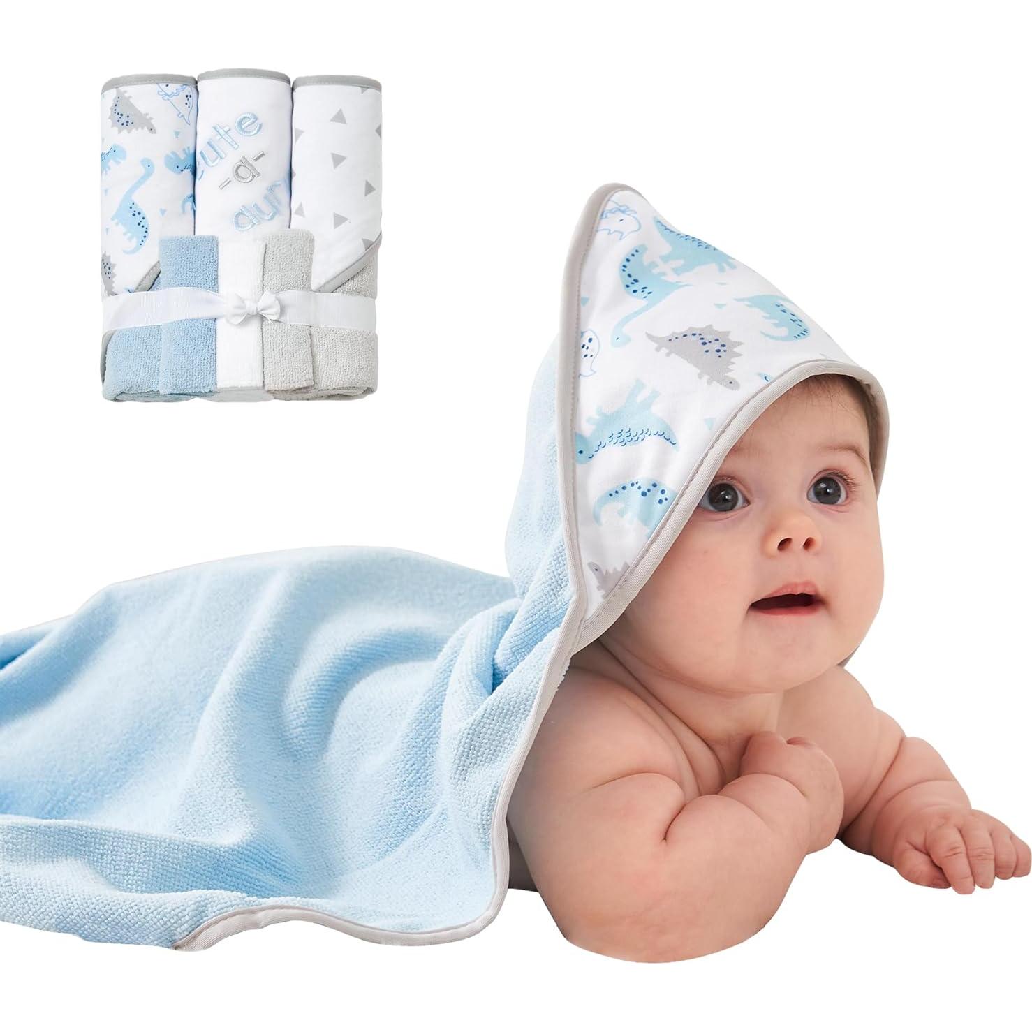 Conjunto de Toallas con Capucha Viviland 6 Piezas Dinosaurio