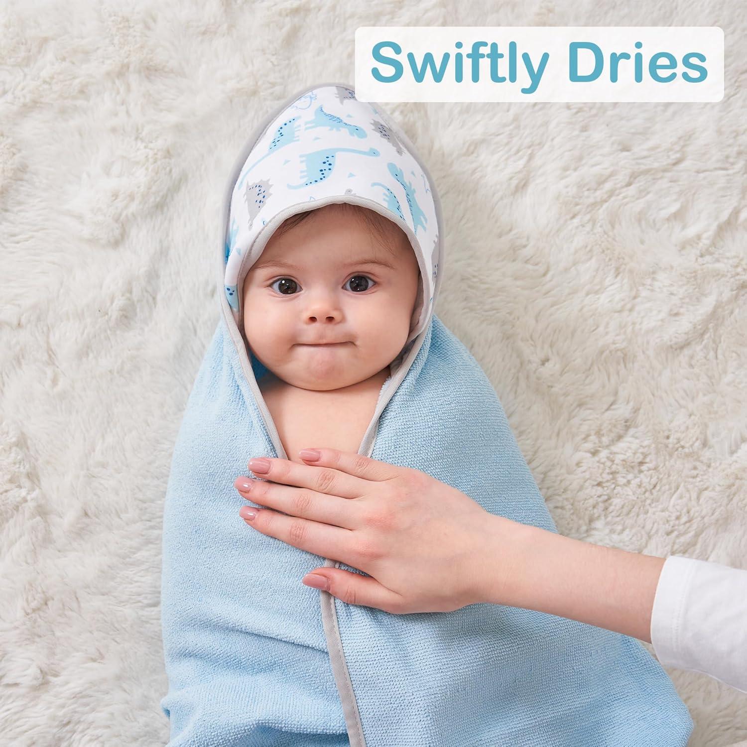 Conjunto de Toallas con Capucha Viviland 6 Piezas Dinosaurio