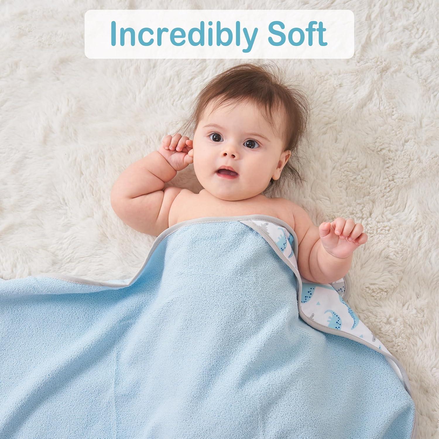 Conjunto de Toallas con Capucha Viviland 6 Piezas Dinosaurio