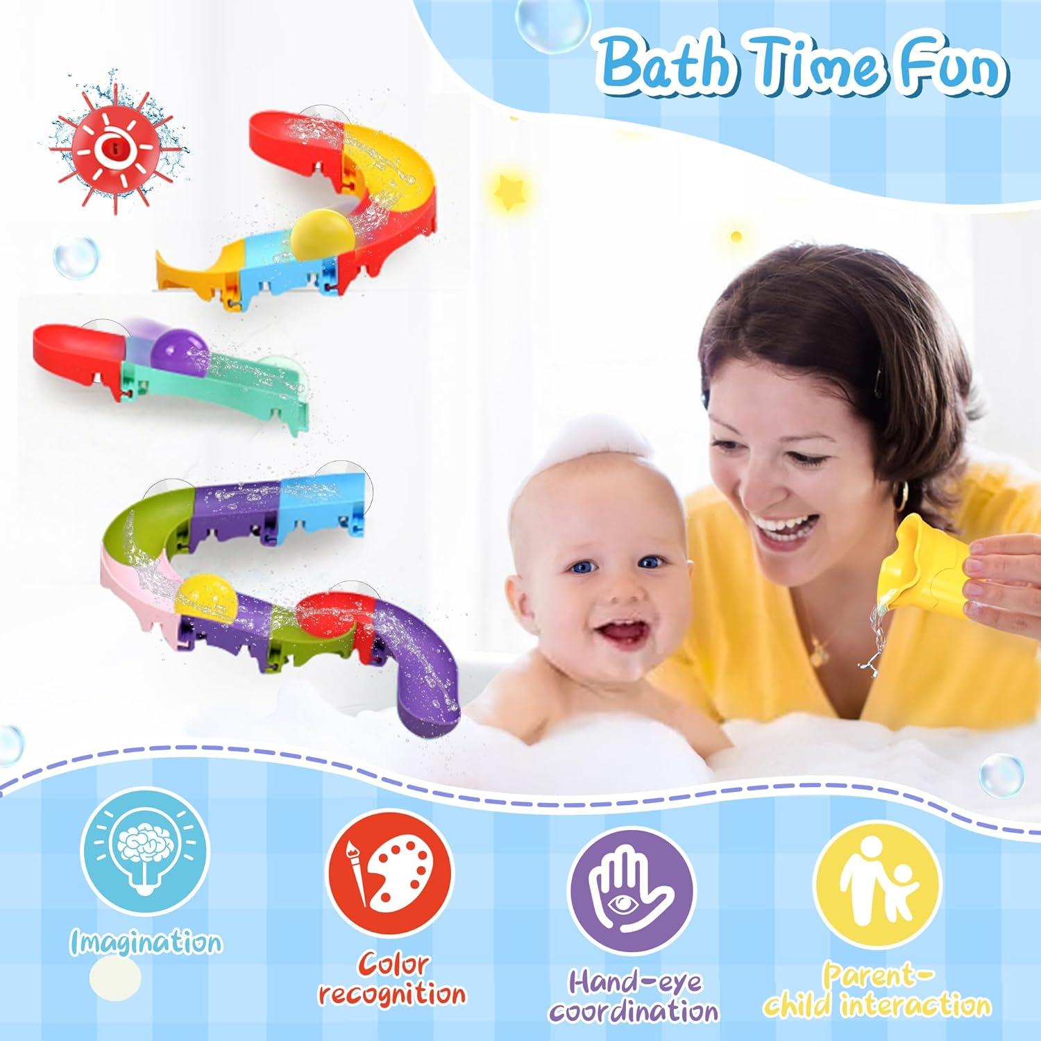 Juguetes de Baño Taseyok Pista de Bolas 28 cm para Niños