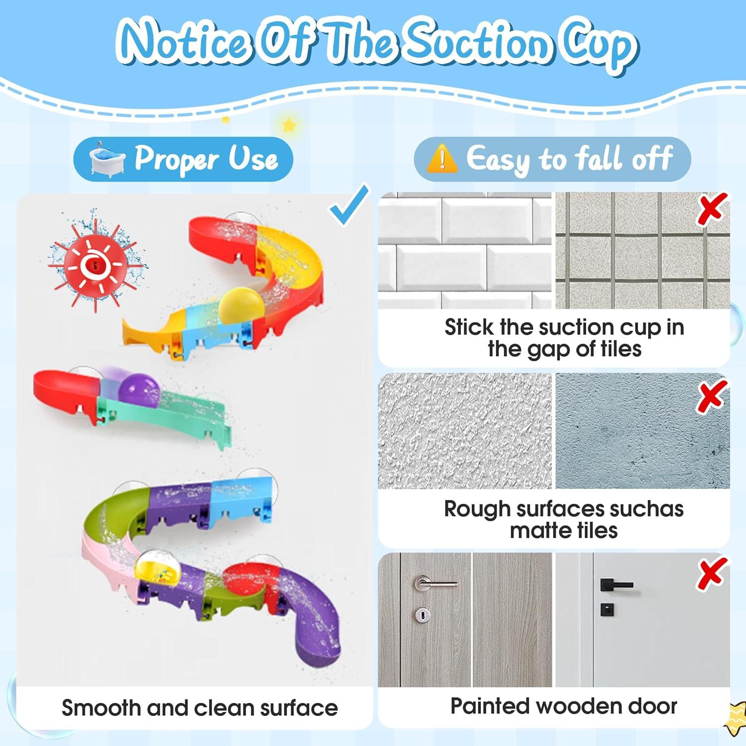 Juguetes de Baño Taseyok Pista de Bolas 28 cm para Niños