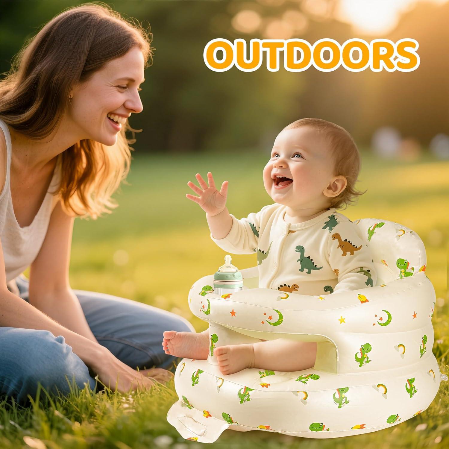 Silla Inflable para Bebés SSyang Dinosaurio 3-36 Meses