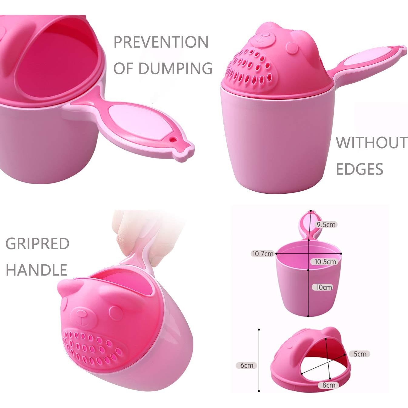 Champú para Baño de Bebé OLEWELL2000 con Taza Enjuague Verde